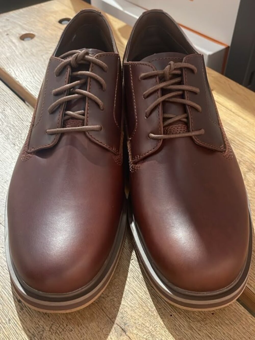TIMBERLAND MEN'S HOMMES WEATHERBUCKS EESNTL LACE UP SHOE RUST A2Q7G-EM6 ALL SIZE